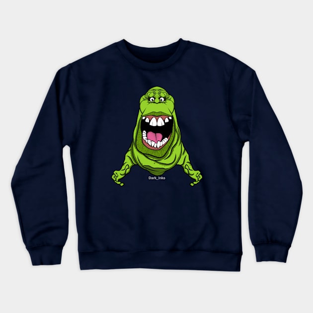 Ghostbuster’s Slimer Crewneck Sweatshirt by Dark_Inks